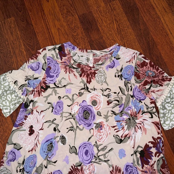 Dress with pockets flowered size XL - Picture 2 of 7